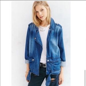One teaspoon X UO slouchy denim jacket xs